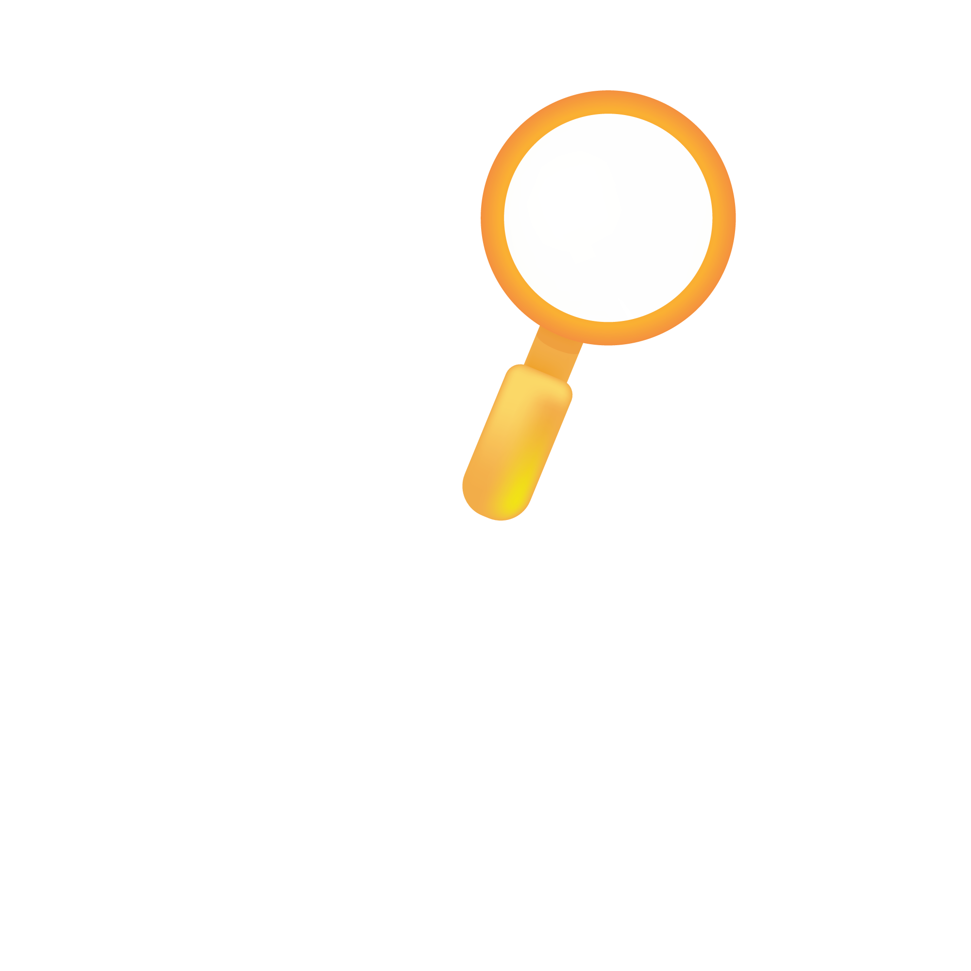 3d magnifier glass image