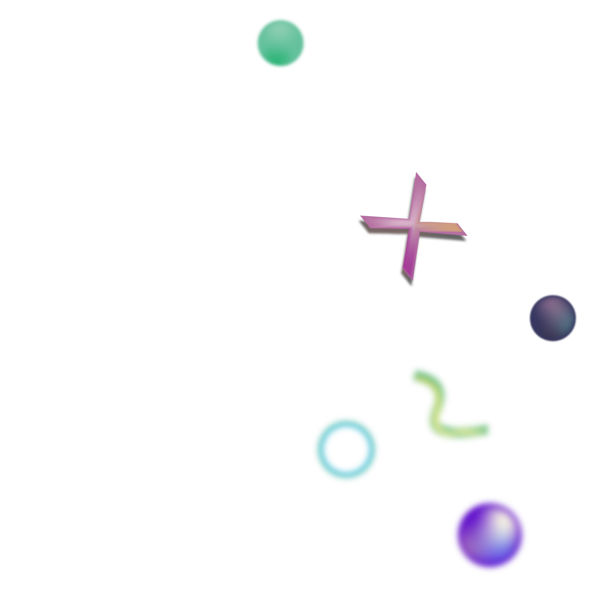 Various illustrated shapes