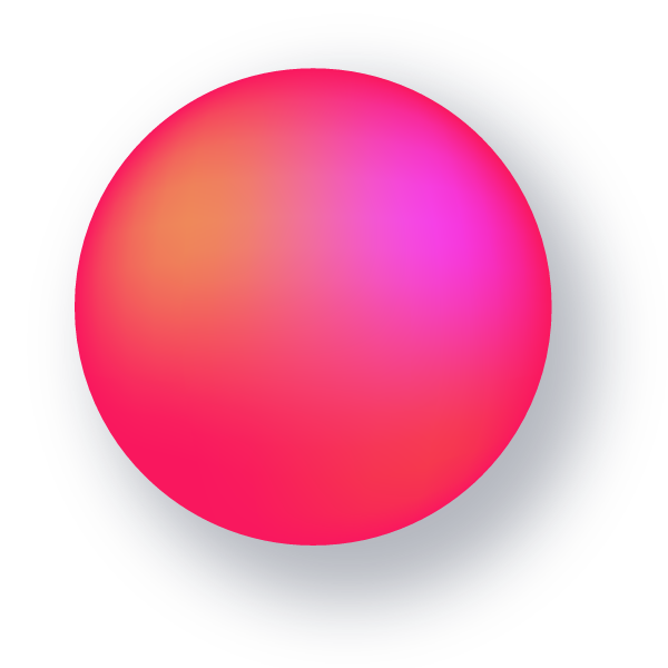 Isolated image of a 3d red sphere