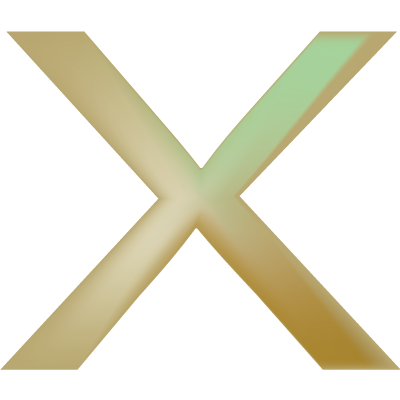 Letter x element artifact